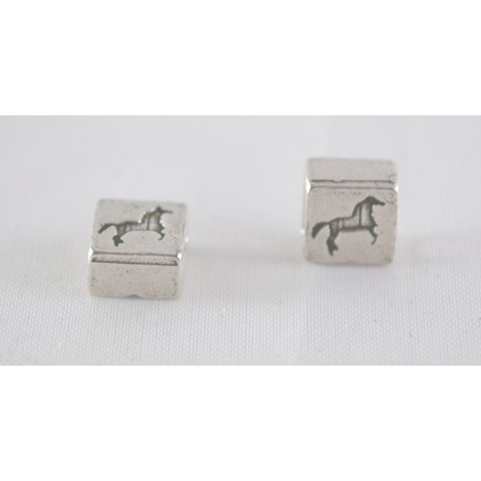 Passant 5 mm cheval,  tain plaqu argent