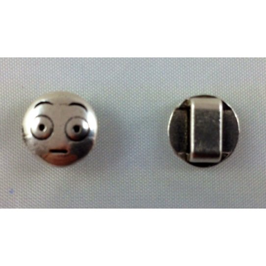 Emoticones passant 6mm etain