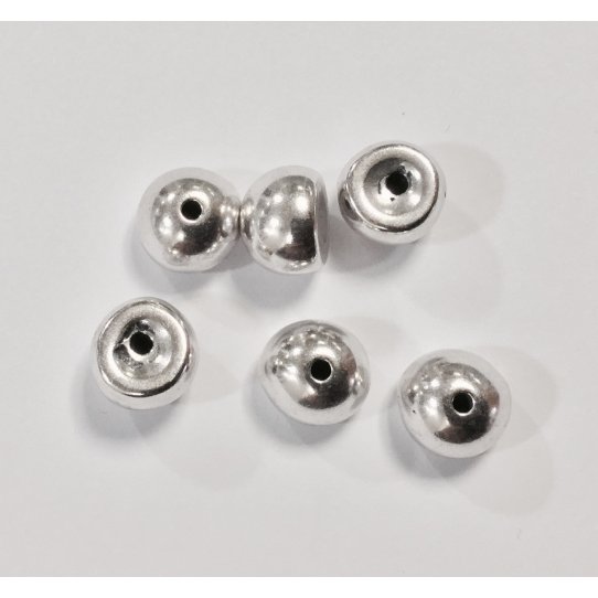 hemisphere 9mm beads