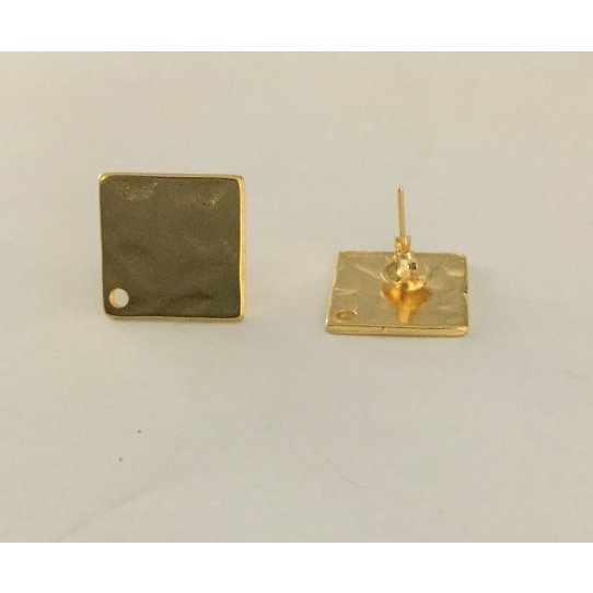 Square stud earring