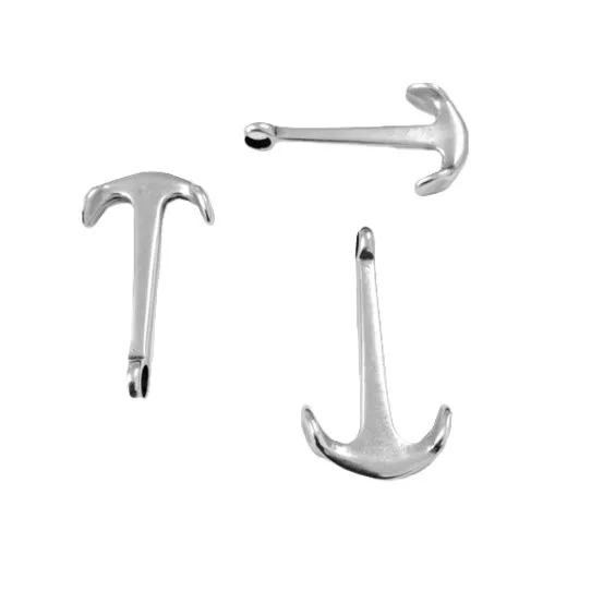 pendant ou fermoir ancre trou 3mm