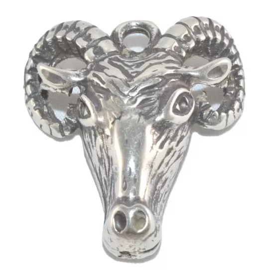 Pendant bélier 34 x 30 mm