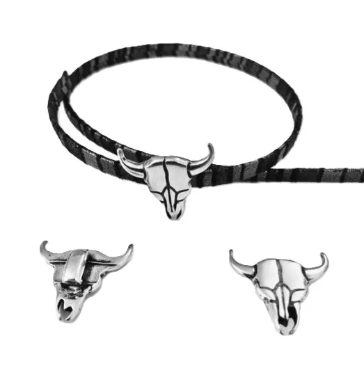 Passant crâne de taureau 5mm