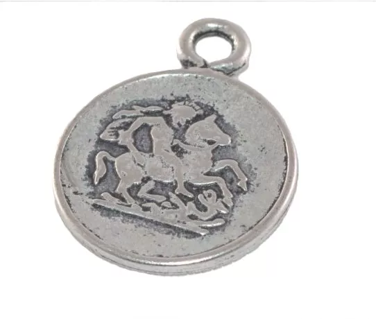 Pendant médaille terrassement dragon