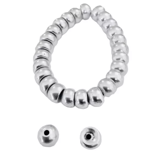 Perles demi-sphère 7.5mm, trou : 1.70mm