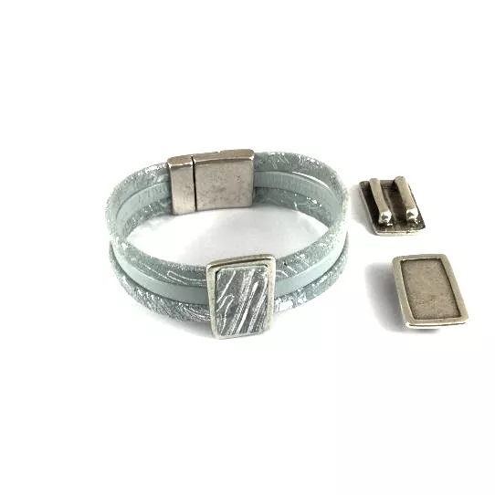 PASSANT 15MM A COLLER CUIR-CABOCHON OU FIMO