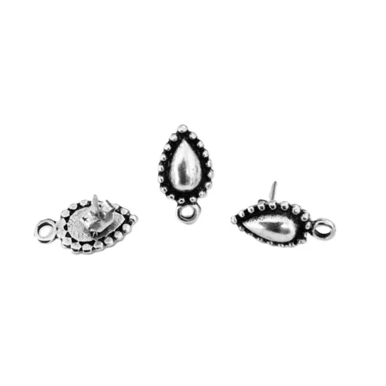 Boucles d'oreilles poire à clous