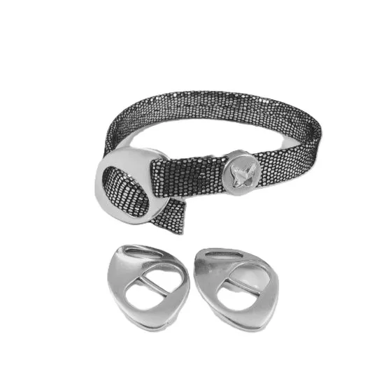 Fermoir boucle pour cuir 10mm