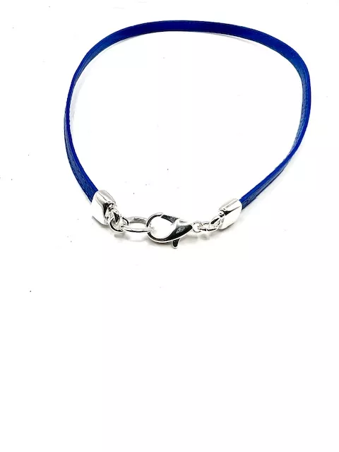 Embout fini pour cuir 5mm plat plaqués argent vif 10 microns en France