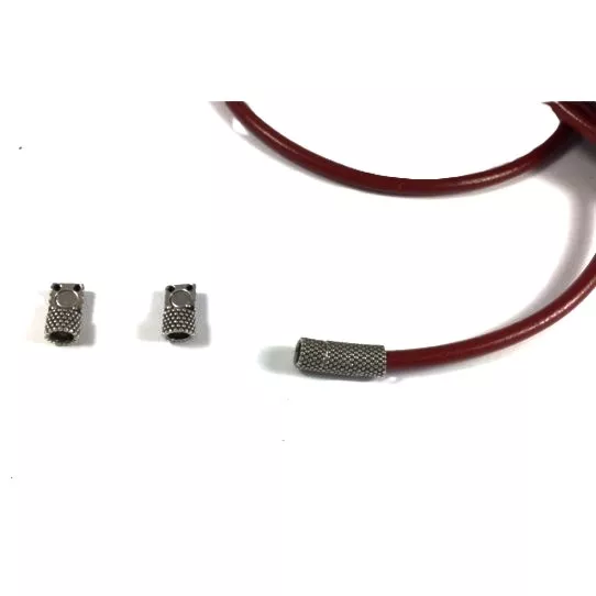 Fermoir aimanté pour cuir rond 5mm