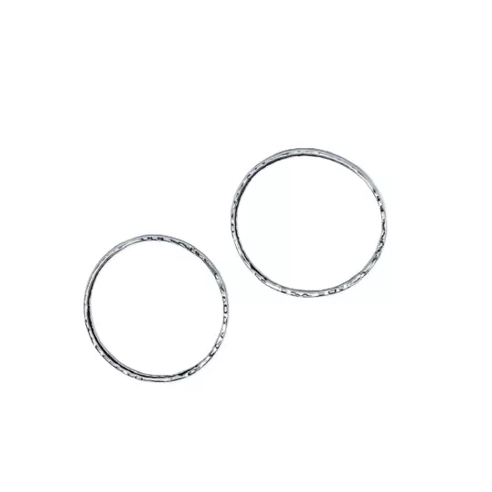 Grand cercle martelé de 55mm