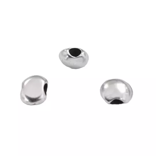 Perles plates 8 x 9 mm trou : 3.30mm