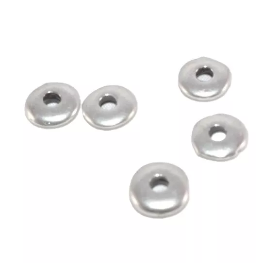 perles plates forme pastille 8.50mm, trou diam 2.35mm