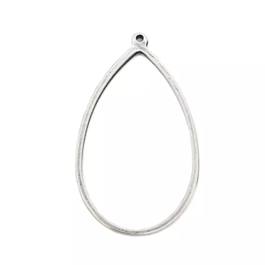 Ovale évidé 50 x 27 mm pour créer de boucles d'oreilles