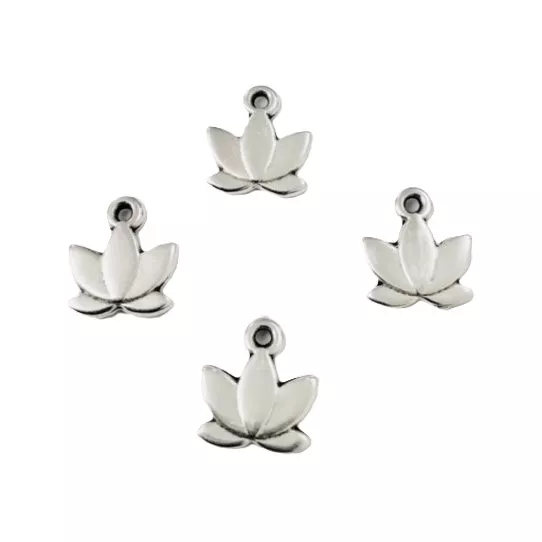 Pendant  petit lotus 10.30 x 11.30mm