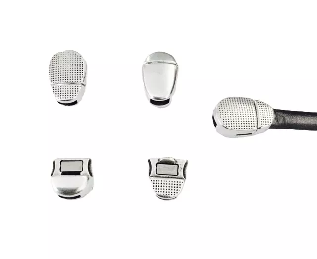 Fermoir aimanté en  5mm, double face, argent ou or, ouverture facile - Argent