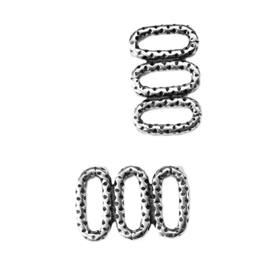 intercalaire trois cercles ovales soudés