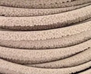 lanière caviar 5mm - Beige