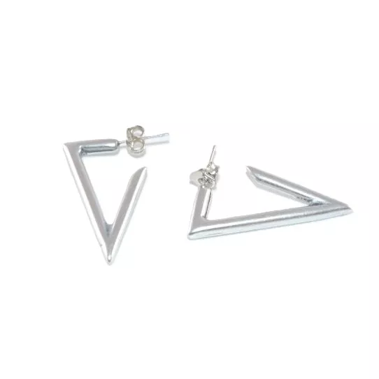 Boucles d'oreilles à clous en triangle