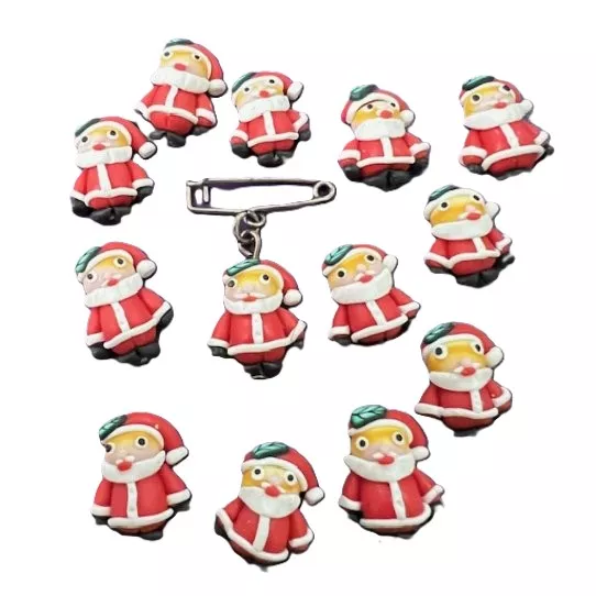 Père Noel en fimo à l'unité