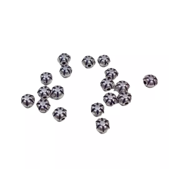Perles 6mm avec motif