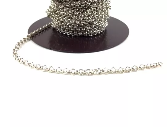 Chaine jaseron en aliminium, petite taille