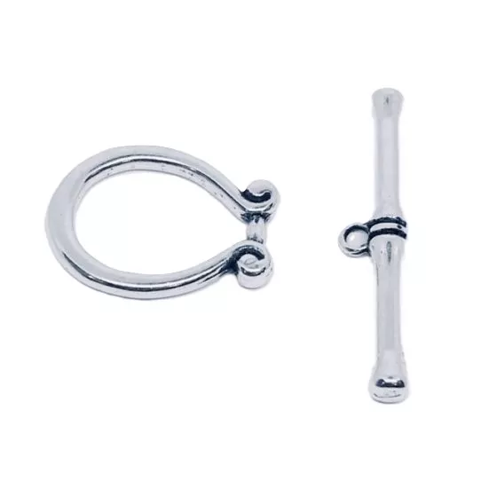 Fermoir T  motif  omega