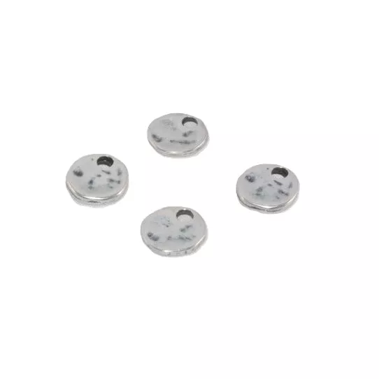 Pendant médaille martelé ronde