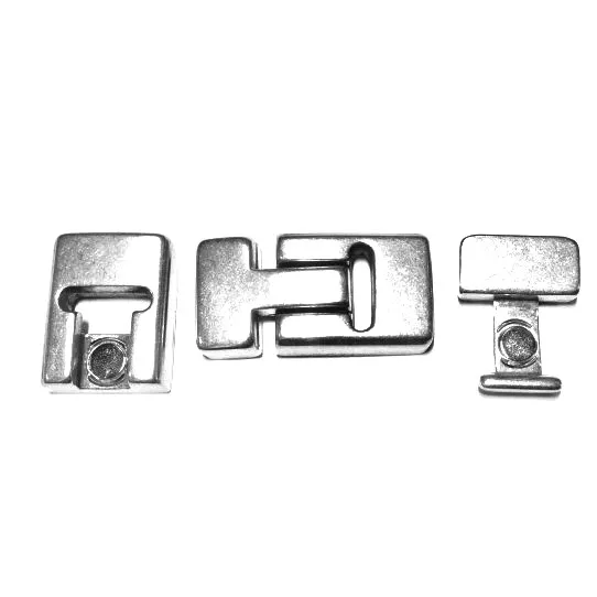 Fermoir aimanté en zamac pour cuir 13 mm