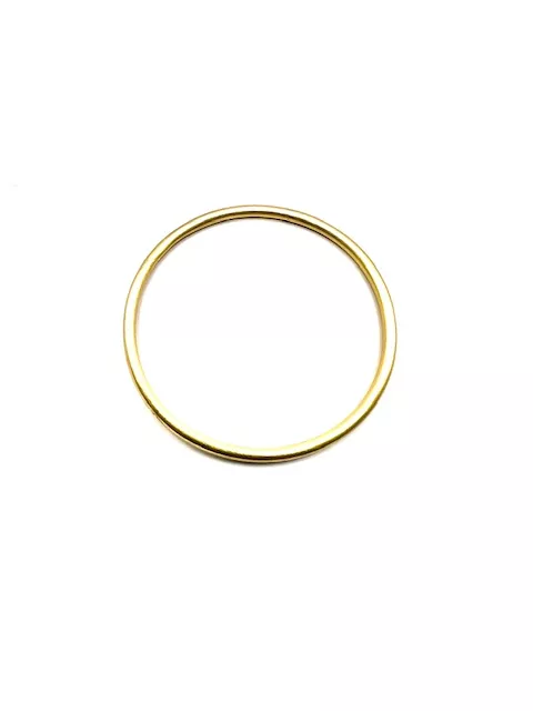 Cercle doré à l'or fin 24 carat 40mm
