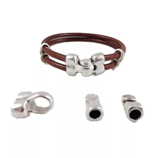 Fermoir aimanté pour homme 5mm rond