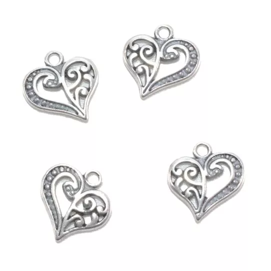 Pendant cœur filigrane