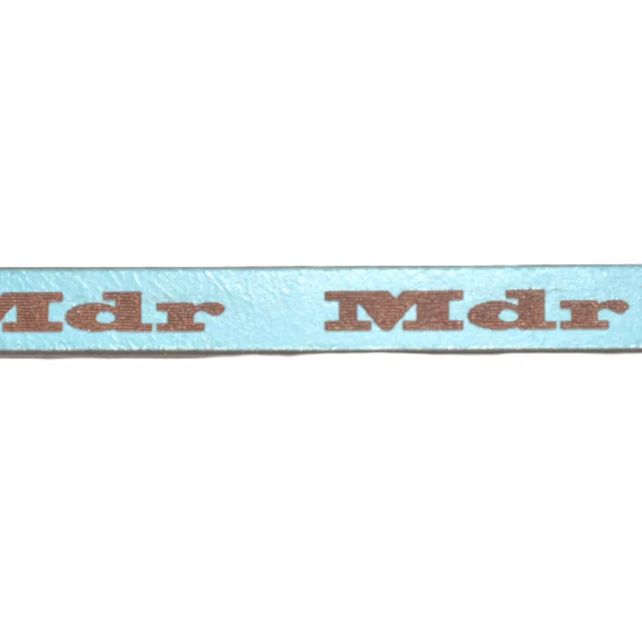 Cuir laser MDR 5mm - Bleu ciel