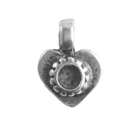 Pendant coeur à strasser