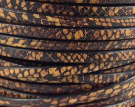 Imprimé veau 5mm - Marron