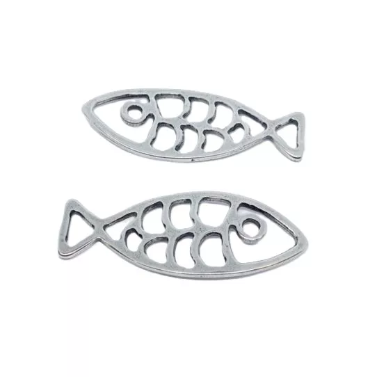 Poisson pendant ou intercalaire 56 x 22mm