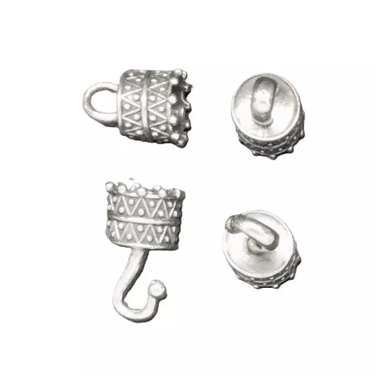 Embout 12 mm en étain en 2 pièces