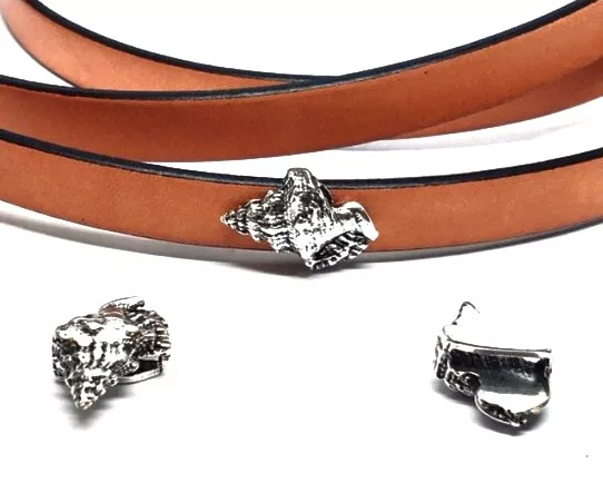 PASSANT COQUILLAGE POUR CUIR 10MM