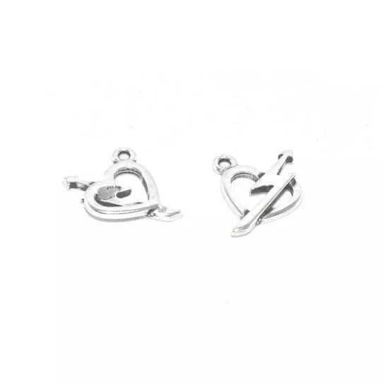 Pendant coeur foudroyé