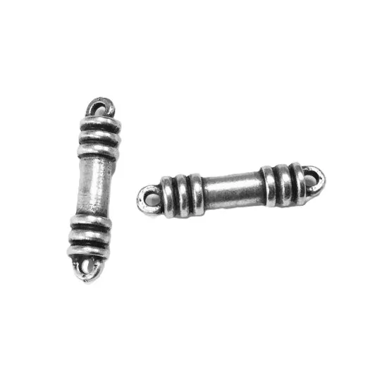 Intercalaire bâton travaillé avec 2 anneaux