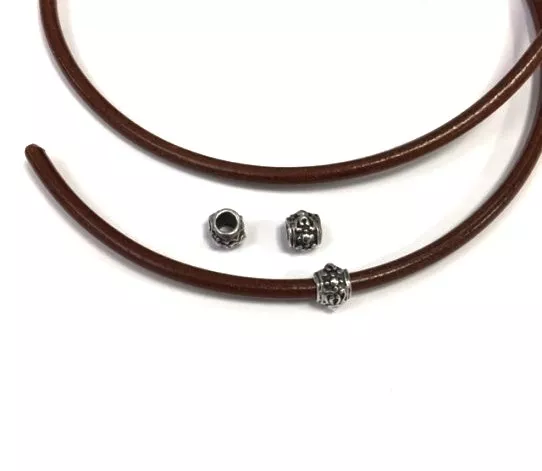 Passant intercalaire pour cuir rond 5mm