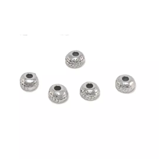 Perles avec motif 6.05 mm, trou diam : 1.70mm