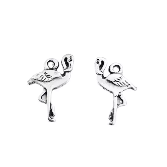 Pendant Petit Flamand rose, exclusivité Idil, 20mm, double face