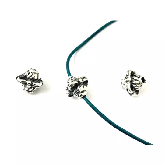 Intercalaire perles en forme de losange, trou 1.90mm