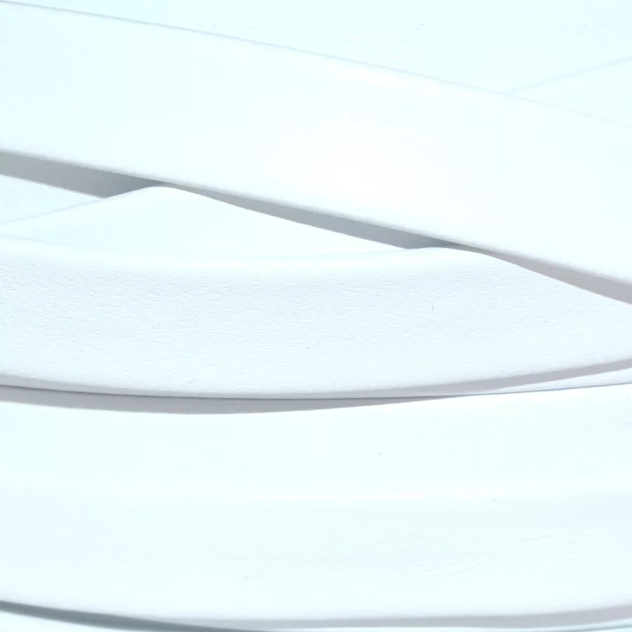 Cuir Chèvre - Plat - 10 mm - Blanc
