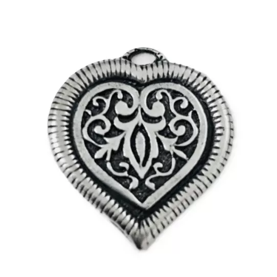 Pendant coeur éthnique