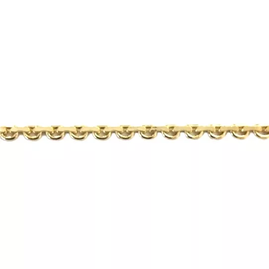 Chaîne demi lune doré à l'or fin 24 carat en France,1 micron