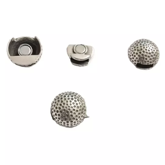 Fermoir aimanté BALLE DE GOLF 10mm