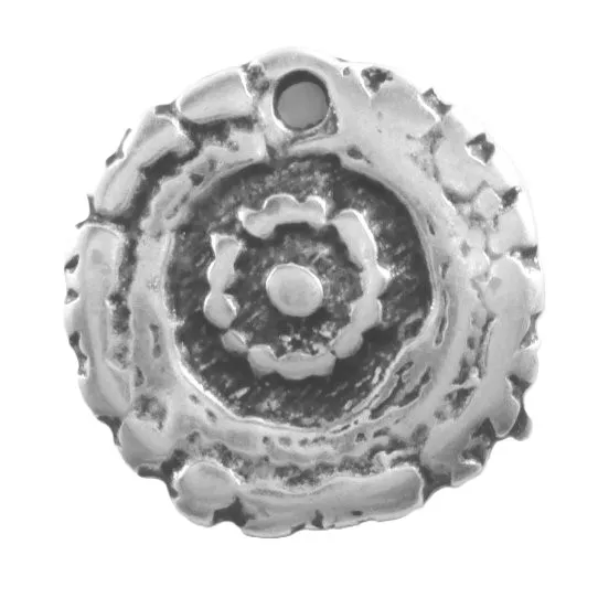 Pendant médaille avec motif