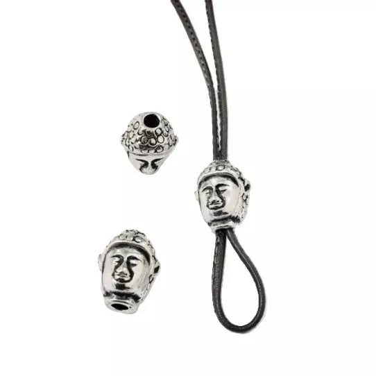 Bouddha en intercalaire traversant trou : 2mm